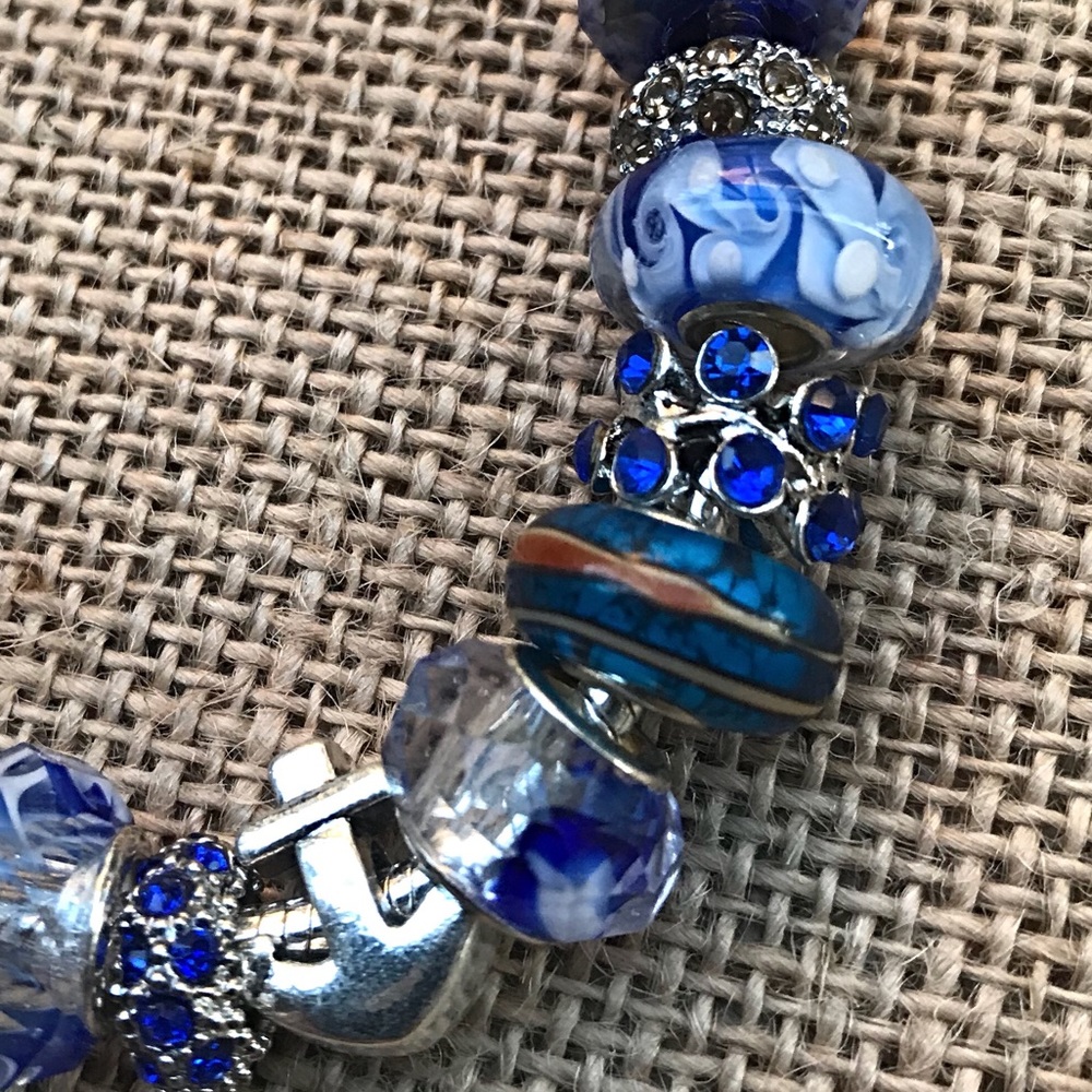 SOLD Anchor Ocean  charm bracelet fits Pandora - Picture 4 of 5